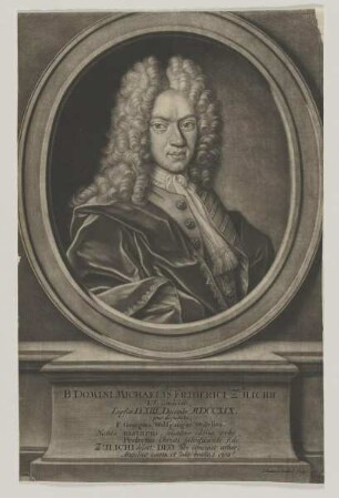 Bildnis des Michael Fridericus Zülichius