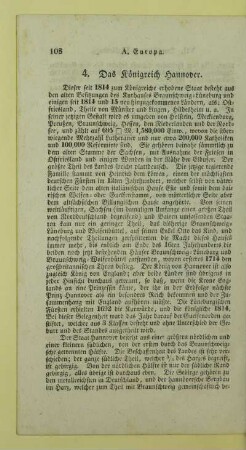 4. Das Koenigreich Hannover