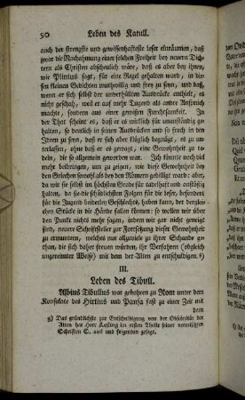 III. Leben des Tibull.