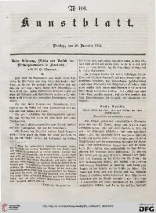 Nr. 101 - 104 (20. Dezember 1842 - 29. Dezember 1842)