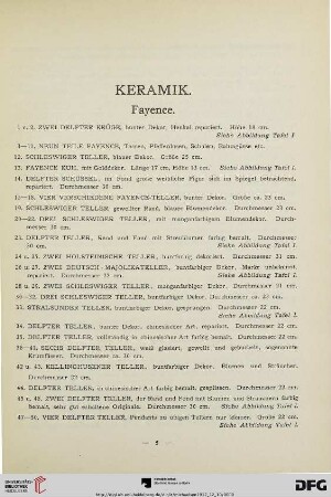 Keramik (Nr. 1-173)