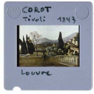 Corot, Gärten der Villa D'Este in Tivoli