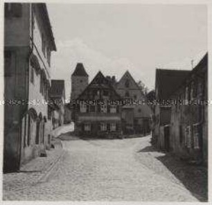 Dinkelsbühl, Wethgasse, Dönersberg, Roßmühle, Weißer Turm