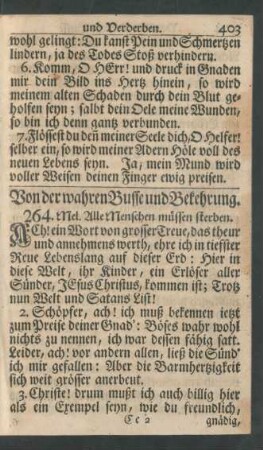 Von der wahren Busse und Bekehrung