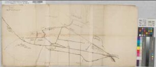 Wertherbruch (Hamminkeln) - Isselburg (Isselburg) Straßen und Gemeinheiten an der Issel 17.Jh. o.M. 42 x 90 Handskizze