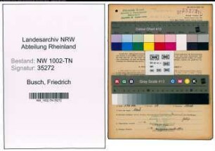 Entnazifizierung Friedrich Busch , geb. 03.03.1899 (Fuhrunternehmer)
