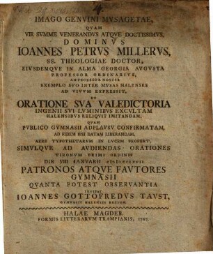 Imago genuini musagetae