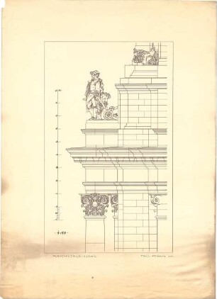 Pfann, Paul; Berlin; Reichstagsgebäude - Teilansicht