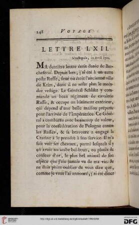 Lettre XLII
