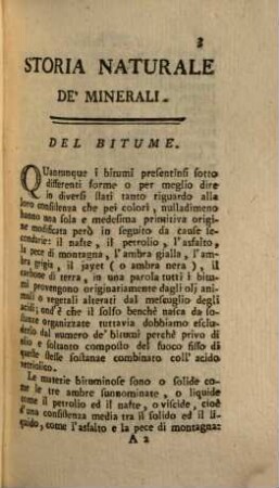 Storia Naturale De' Minerali, 3