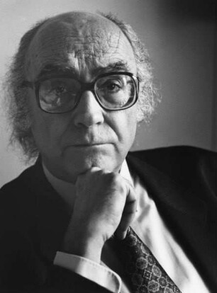 José Saramago (1922-2010; portugiesischer Schriftsteller). Lissabon, 1991