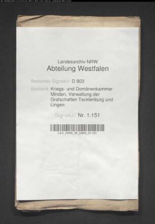 Das Landschaftskapital des Majors v. Honthumb