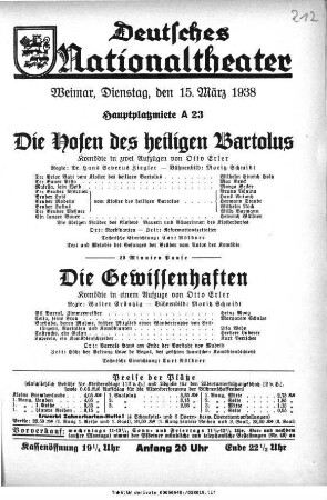 Die Hosen des heiligen Bartolus