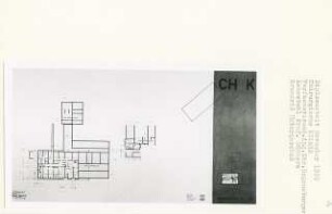 Chirurgische Klinik, Berlin-Nikolassee (Diplomarbeit bei Kurt Dübbers): Grundriss Untergeschoss 1:200