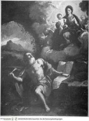 Die Jungfrau erscheint dem heiligen Hieronymus