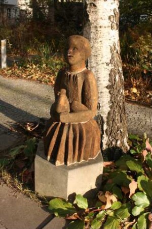 Kind mit Taube