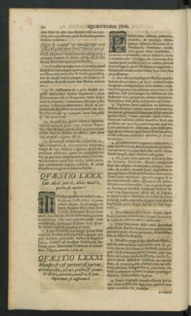 Quaestio LXXXI. - XC.