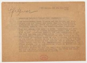Brief an Hans Pfitzner : 23.05.1946