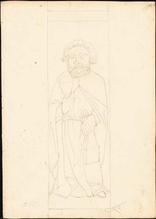 Rathaus, Wernigerode: Stein- oder Holz- (Knaggen-?)Figur