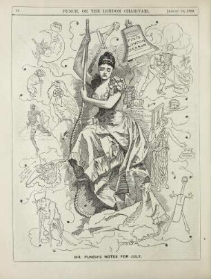 Mr. Punch's note for July