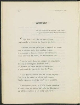 Ofrenda