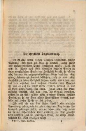 Hausschatz für katholische Familien : eine Auswahl von Gebeten, Betrachtungen, Unterweisungen, lehrreichen Erzählungen und Beispielen aus dem Leben der Heiligen ; zur Belebung christlichen Sinnes und Wandels, 1,1