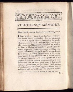 Vingt-cinq me Mémoire