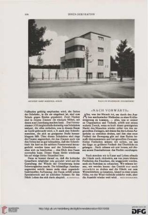 "Nach Vorwärts"