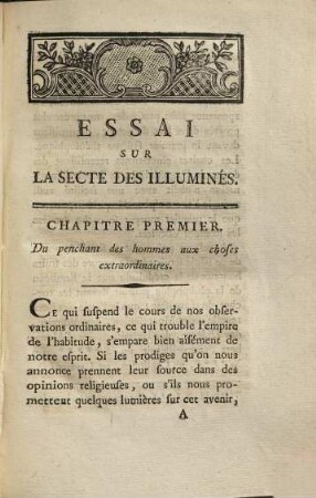 Essai sur la secte des Illuminés