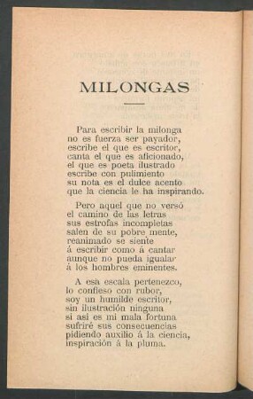 Milongas