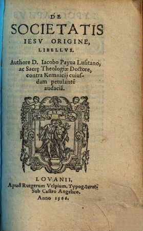 De Societatis Iesu origine libellus