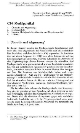 Modalpartikel