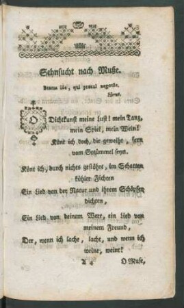 Sehnsucht nach Muße