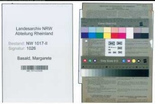 Entnazifizierung Margarete Basald , geb. 17.09.1903 (Verkaeuferin)