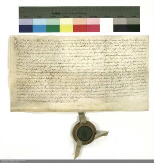 Revers Adam Philipps von Praunheim bezüglich der Belehnung mit Gütern bei Praunheim und Eschersheim durch Adolf [von Dalberg], Abt von Fulda