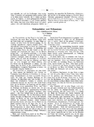 Volksschäden und Volksschule : eine schulpädagogische Skizze ; (Fortsetzung)