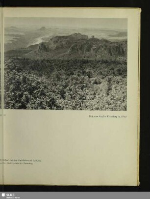 Blick vom Großen Winterberg ins Elbtal