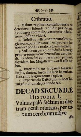 Decadis Secundæ