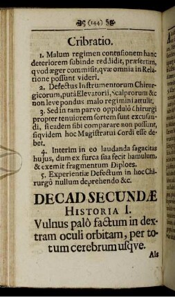 Decadis Secundæ