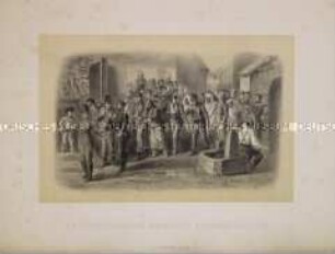 Ein Gefangenentransport - aus "Erinnerungsblätter 1870/1871"