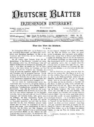 Über den Wert des Schönen