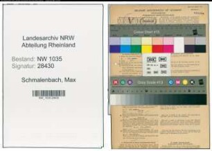 Entnazifizierung Max Schmalenbach , geb. 20.08.1904 (Bergbauangestellter)