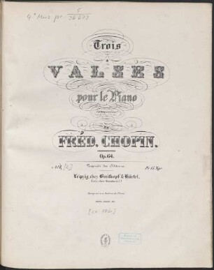 Trois valses pour le piano : op. 64, 2