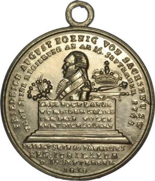 König Friedrich August I. - 50-jähriges Regierungsjubiläum