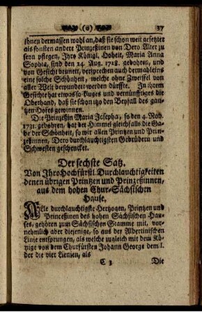 Der sechste Satz [-] Der zehnde Satz