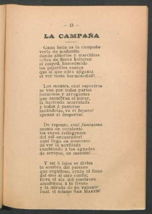 La campaña
