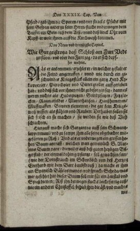 Das Neun und dreyßigste Capitel.