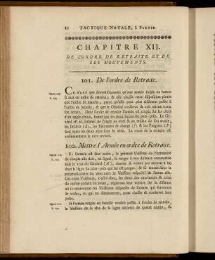 Chapitre XII. De L´Ordre de Retraite et de ses Mouvements.