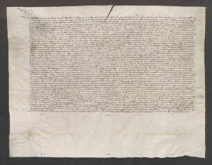Schuldbrief des Bischofs Philipp von Speyer gegenüber Ort zum Jungen, Schöffen zu Frankfurt, über 1000 Gulden zu 4 Prozent.