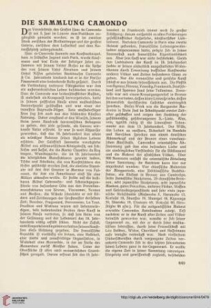 6: Die Sammlung Camondo